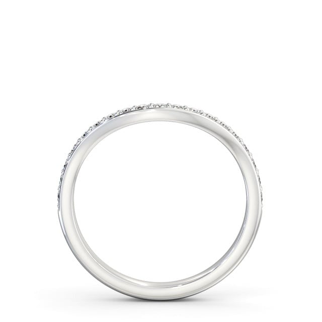 Nina Half Eternity Round Lab Diamond Curved Ring